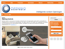 Tablet Screenshot of openingcontrols.nl